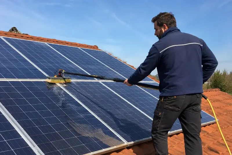 Nettoyage et entretien de panneaux solaires à Biviers