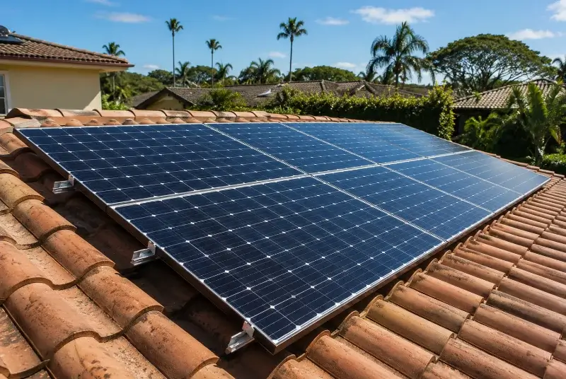 Installation de panneaux solaires à Biviers